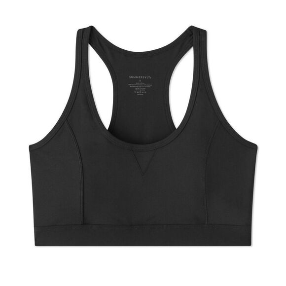 NWT Summersalt The Midi Sports Bra Black Size 14 - Picture 2 of 6